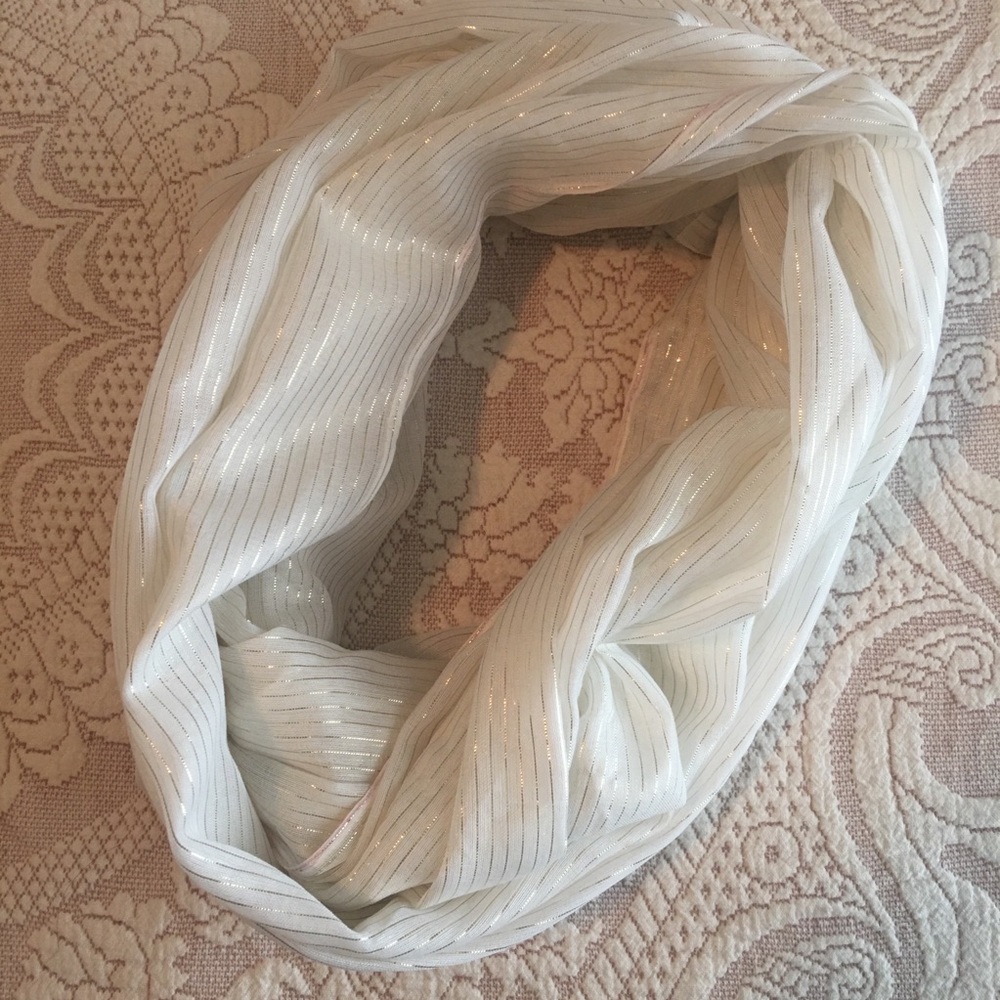 Ivory/cream Infinity Scarf